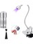 Gümüş 395 Nm Uv LED Işık Armatürleri, Uv Jel Tırnak Kürleme Için Deveboynu ve Kelepçe ile Jel Tırnak Için Ultraviyole Uv Masa Tırnak Lambası, #1 (Yurt Dışından) 3