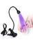 Siyah B LED Tırnak Işıkları Kurutucu Uv Lamba Ultraviyole Esnek Klipsli Masa Mini USB Uv Jel Kür Masa Lambası Manikür Pedikür Salon Araçları # (Yurt Dışından) 5