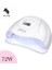Mini-5 72W/48W Tırnak Kurutma Makinesi LED Lamba Çivi USB Taşınabilir Uv Manikür Kablosu Ev Kullanımı Tırnak Uv Lambası Kurutma Jel Lehçe Çivi (Yurt Dışından) 5