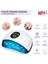 D9 Ab Tak Uv LED Tırnak Lambası Telefon Tutucu ile Profesyonel Tırnak Jeli Cila Kurutma Makinesi Kür Lambası 4 Zamanlayıcı Ayarı Otomatik Sensör 57 Boncuk (Yurt Dışından) 5