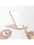 PINK-10X Büyüteç USB Şarj Katlanır Makyaj Aynası 10X Büyüteç Dokunmatik Ekran Giyinme Kozmetik Cam LED Işık Yatak Odası Güzellik Vanity Masa Aracı (Yurt Dışından) 1