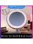 Gümüş LED 10X Büyüteç Ayna Arkadan Aydınlatmalı Kozmetik Yuvarlak Makyaj Vanity Banyo Yatak Odası Masa Makyaj Banyo Makyaj Droppshipping (Yurt Dışından) 4