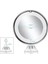 Gümüş LED 10X Büyüteç Ayna Arkadan Aydınlatmalı Kozmetik Yuvarlak Makyaj Vanity Banyo Yatak Odası Masa Makyaj Banyo Makyaj Droppshipping (Yurt Dışından) 5
