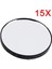 15X Büyütme Taşınabilir Vanity Mini Cep Yuvarlak Makyaj Aynaları 5x 10X 15X Iki Vantuzlu Büyüteç Ayna Kompakt Kozmetik Ayna Aracı (Yurt Dışından) 4