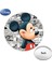 DSY68 Disney Aşk Mickey Mouse Tek Taraflı Düz Cep Aynası Minnie Mouse Kompakt Taşınabilir Makyaj Seyahat Çanta Aynalar DSN87 (Yurt Dışından) 1