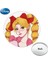 FQY621 Disney Vintage Prenses Sanat Figürü Cep Makyaj Aynası Mini Yuvarlak Rapunzel Ariel Edc Aynalar Parti Açık FQY610 (Yurt Dışından) 1