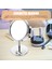 Gümüş Masa Ayna Vanity Masa Üstü Tıraş Erkek Makyaj Masası 360 Kadın Örgü Daire Aynalar (Yurt Dışından) 3