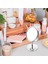 Gümüş Masa Ayna Vanity Masa Üstü Tıraş Erkek Makyaj Masası 360 Kadın Örgü Daire Aynalar (Yurt Dışından) 5