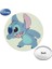 DSN388 Disney Lilo ve Stitch Aynalar Yuvarlak Tek Taraflı Fotoğraf Mini Kompakt Taşınabilir Okul Makyaj Çantasında Cep Aynaları (Yurt Dışından) 2
