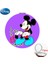 DSY306 Disney Minnie Mickey Görüntü Baskı Pu Cep Aynası Trendy Mini Araçları Aksesuarları Seyahat Aynaları Sevgililer Günü Için 1 Adet Satmak DSY302 (Yurt Dışından) 2