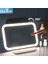 Haki LED Makyaj Aynaları Işıklı USB Pembe 360 Taşınabilir Katlanabilir Akıllı Seyahat Yüz Makyaj Masa Aynası Kozmetik Vanity Miroir (Yurt Dışından) 2