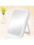 Beyaz 2 LED Makyaj Aynası Yüksek Kaliteli Mikro USB LED Kozmetik Ayna Taşınabilir Şeffaf LED Makyaj Aynası (Yurt Dışından) 2