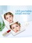 Siyah 6 LED Makyaj Aynası Işıklı 1x 2x Büyüteç Küçük Cep Taşınabilir Seyahat Pembe Siyah Beyaz Katlanabilir Kozmetik Makyaj Aynaları (Yurt Dışından) 4