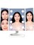 Siyah Espelhos Spiegel Specchio LED Espelho Com LED Büyütme 2x 3x 10X Büyütme 3 Yollu Üç Katlı Aynalar Vanity Akıllı LED Makyaj Aynası (Yurt Dışından) 2