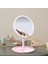 Pembe 3 Açık Renk Işıklı Makyaj Aynası Beyaz LED Gün Işığı Makyaj Aynası Çıkarılabilir/depolama Tabanı 3 Modlu Ayna Işıklı Hediye USB Kablosu (Yurt Dışından) 5