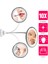 360 Döndürme LED Vantuzlu Duş Tıraş Makyajı 10X Büyüteçli Ayna/vantuzlu Duş Makyaj Sissiz Esnek Ayna (Yurt Dışından) 3