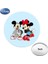 DSY253 Disney Mickey Mouse Tek Taraflı Minnie Fotoğraf Baskılı Cep Aynası Kompakt Taşınabilir Makyaj Aynaları Çocuklar Hediyeler DSY244 (Yurt Dışından) 1