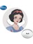 FQY442 Disney Prenses Aurora Güzel Desen Oyunu Sağlık Makyaj Güzel Kızlar Için El Aynaları Noel Hediyesi FQY425 (Yurt Dışından) 2