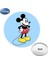 MIK207 Disney Aynalar Karikatür Mickey Mouse Fotoğraf Baskılı Düz Mini Cep Aynası Kompakt Taşınabilir Makyaj Çantası Aynalar MIK198 (Yurt Dışından) 1
