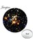 MO89 Youhaken Aşk Galaxy Sanat Fotoğraf Bir Tarafı Mini Cep Aynası Yıldız Stargazer Taşınabilir Makyaj Vanity El Seyahat Çanta Ayna (Yurt Dışından) 1