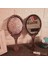 Siyah Vintage Oyma El Makyaj Masası Aynası Makyaj Aynası Spa Salon Makyaj Vanity El Aynası Kolu Kozmetik Kompakt Ayna Kadınlar Için (Yurt Dışından) 4