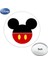 DSN89 Disney Aşk Mickey Mouse Tek Taraflı Düz Cep Aynası Minnie Mouse Kompakt Taşınabilir Makyaj Seyahat Çanta Aynalar DSN87 (Yurt Dışından) 1