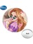 FQY641 Disney Vintage Prenses Sanat Figürü Cep Makyaj Aynası Mini Yuvarlak Rapunzel Ariel Edc Aynalar Parti Açık FQY610 (Yurt Dışından) 1