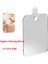 01 Tıraş Aynası Yüksek Kaliteli Duvar Asılı Taşınabilir Kadın Banyo Banyo Araçları Sissiz Ayna 17 cm x 13 cm Duş Akrilik 1 Adet (Yurt Dışından) 3