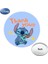 DSN367 Disney Kawaii Bebek Lilo ve Stitch Tek Taraflı Fotoğraf Mini Cep Aynası Kompakt Taşınabilir Makyaj Seyahat Çanta Aynalar Çocuklar Için (Yurt Dışından) 2