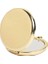 Açık Sarı Klasik Cep Aynası Büyütme Kompakt Seyahat Makyaj Aynası Gümüş/altın Taşınabilir, Katlanır, El Aynası (Yurt Dışından) 1