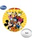 DSY55 Disney Aşk Mickey Mouse Tek Taraflı Düz Cep Aynası Minnie Mouse Kompakt Taşınabilir Makyaj Seyahat Çanta Aynalar DSN87 (Yurt Dışından) 2