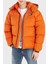 Regular Fit Kuş Tüyü Dolgulu Dik Yaka Şişme Mont Erkek Mont DM0DM15445 Sfq 1