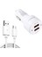 Usb C Araç Şarj Cihazı 36w Süper Mini Hızlı Usb Araç Şarj Adaptörü Pd&Qc 3.0 Çift Bağlantı Noktası İphone 13 12 11 Pro Max X Xr Xs 8 Samsung Galaxy İle Uyumlu (Yurt Dışından) 1