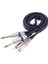 Ses Kablosu Çift 1/4" Jack 6.35MM - Mikser Amplifikatü Için Çift Rca Fono 1m (Yurt Dışından) 1