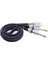 Ses Kablosu Çift 1/4" Jack 6.35MM - Mikser Amplifikatü Için Çift Rca Fono 1m (Yurt Dışından) 2