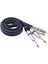 Ses Kablosu Çift 1/4" Jack 6.35MM - Mikser Amplifikatü Için Çift Rca Fono 1m (Yurt Dışından) 4