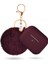 3(2021), Apple Airpod 3rd Generation Women's Case, Air Pod 3rd Generation Charging Case Silicone Case With Pom Pom Keychain Accessory(Claret) (Yurt Dışından) 1