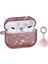 Pro Case, Airpod Case Cover Silicone Skin, Airpod Protective Cute Bling Glitter Case With Fluff Ball Keychain, Scratch Proof And Drop Proof For Apple Pro (Red) (Yurt Dışından) 1