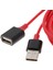 4K Tam Usb'den Usb'önüştürücüye Adapt Kablosu /8/8 Plus/7/6s Plus - , Kırmızı (Yurt Dışından) 4