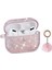 Pro Case, Pro Case Cover Silicone Skin For Girls Women, Protective Cute Bling Glitter Case With Fluff Ball Keychain,scratch Proof For Apple Airpod Pro,pink (Yurt Dışından) 1
