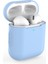 Simple Protective Case Is Suitable For Apple Wireless Bluetooth Headset Silicone Anti Falling Protective Case 1 / 2 Generation Universal Case（sky Blue） (Yurt Dışından) 1