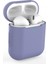 Simple Protective Case Is Suitable For Apple Wireless Bluetooth Headset Silicone Anti Falling Protective Case 1 / 2 Generation Universal Case（lavender Ash） (Yurt Dışından) 1
