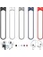6 Pack Ultra Strong Magnetic Straps Anti-Lost Cord For Accessories Silicone Sports Lanyard And Ear Hook For 1&2 , Pro And 3rd (5 Anti-Lost Straps,1 Pair Earhook ) (Yurt Dışından) 1