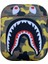 Daınıfeı Shark Teeth Soft Silicone Camouflage Case, Fashion Designer Case For 1 & 2, Cute Cartoon Imd Camo Case Shockproof Protective Cover Skin For Men Boys Girls(Yellow) (Yurt Dışından) 1