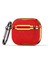 3rd Generation Case Cover With Keychain, Full Protective Cute Stylish Accessories For Women Men 2021 3 [front LED Visible] – Canvas Red/gold Trim (Yurt Dışından) 1