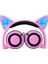 Wireless Bluetooth Cat Ear Bluetooth Headset, Adjustable Headset Cute LED Flash Wireless Foldable Headset For Office Work/sports/school/travel (Yurt Dışından) 1
