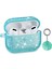 Pro Case, Case Cover Silicone Skin, Protective Cute Bling Glitter Case With Fluff Ball Keychain, Scratch Proof And Drop Proof For Apple Pro (Green) (Yurt Dışından) 1