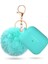 3(2021), Apple Airpod 3rd Generation Women's Case, Air Pod 3rd Generation Charging Case Silicone Case With Pom Pom Keychain Accessory(Green) (Yurt Dışından) 1