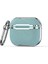 3rd Generation Case Cover With Keychain, Full Protective Cute Stylish Accessories For Women Men 2021 3 [front LED Visible] – Canvas Blue/sliver Trim (Yurt Dışından) 1