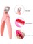 Pembe 02 U-Şekilli Tırnak Makası Tırnak Sanat Makası Giyotin Makas Fransız Yanlış Nail Ipuçları Kenar Kesiciler Çelik Kesiciler Tırnak Araçları Kesme (Yurt Dışından) 4